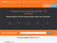 Tablet Screenshot of cekpremi.com